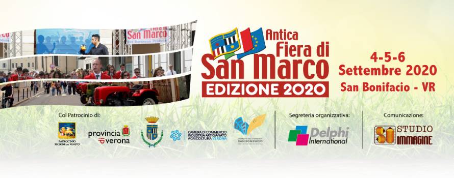 San Marco Rubinetteria Srl.Antica Fiera Di San Marco Di San Bonifacio Del 4 5 6 Settembre 2020